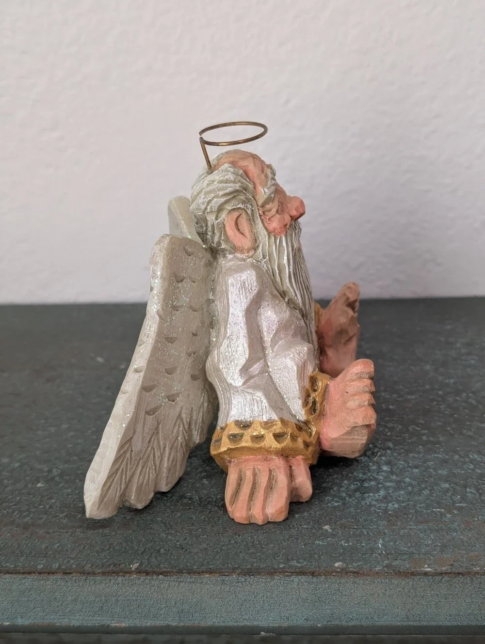 David Frykman Portfolio ALL THAT GLITTERS DF3223 Old Man Angel Halo Retired 1996